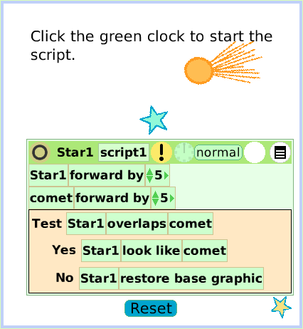 HaloMake-aScriptTile, page 4. Click the green clock to start the script.  