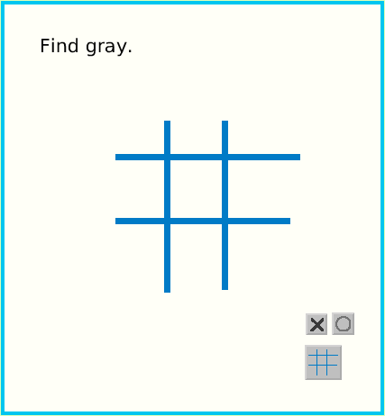 PaintColorPalette, page 4. Find gray.  