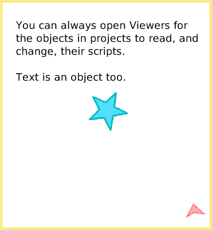 ScriptTileTestsCategory, page 4. You can always open Viewers for the objects in projects to read, and change, their scripts.

Text is an object too.  